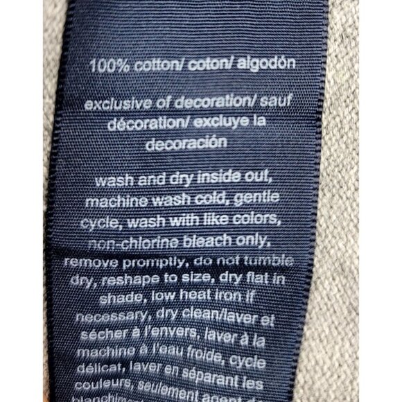 Tommy Hilfiger Womens XL Gray Crewneck Sweatshirt Striped Studded Logo - Picture 5 of 9